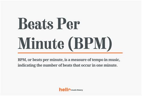 what does bpm stand for in music