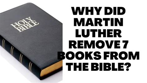 Why Did Protestants Remove Books from the Bible, and What Do Cats Have to Do with It?